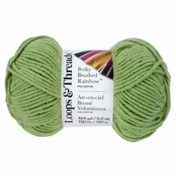 Bulky Brushed Rainbow™ Yarn by Loops & Threads®
