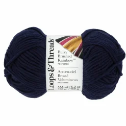 Bulky Brushed Rainbow™ Yarn by Loops & Threads®