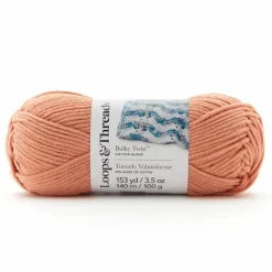 Bulky Twist™ Solid Yarn by Loops & Threads®