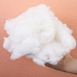 Bupete 300g/10.5oz Polyester Fiber Fill, Premium Fiber Fill Stuffing, Fluff Stuffing High Resilience Fill Fiber for Stuffed Animal Crafts, Pillow Stuffing, Cushion Stuffing