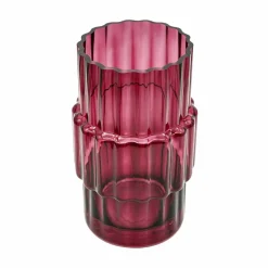8" Burgundy Glass Vase by Ashland®