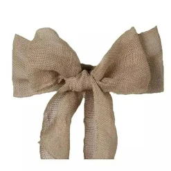 10 Burlap Natural CHAIR SASHES Wedding Decorations