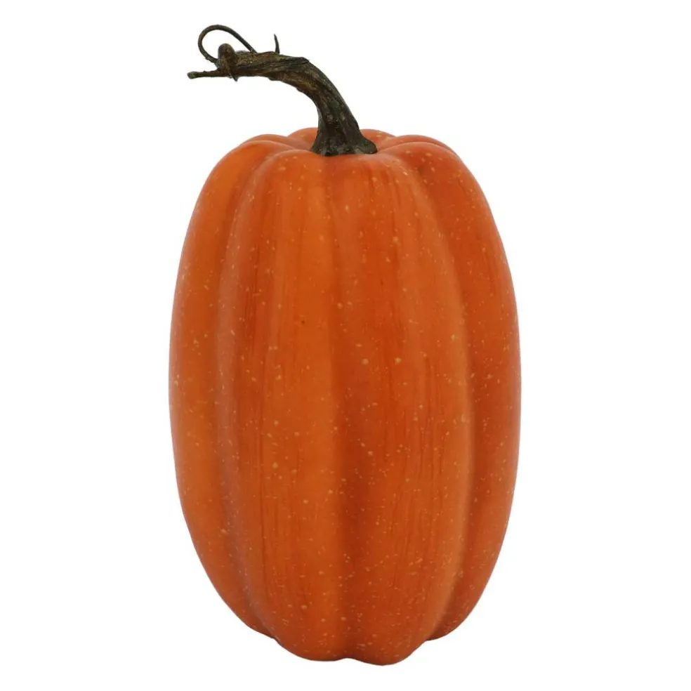 9" Burnt Orange Decorative Pumpkin by Ashland®