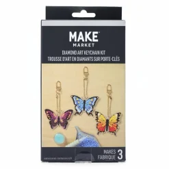 Butterfly Diamond Art Keychain Kit by Make Market®