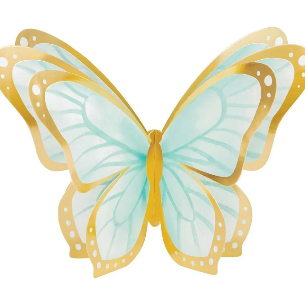 Butterfly Shimmer 3D Foil Centerpiece (3/Pkg)