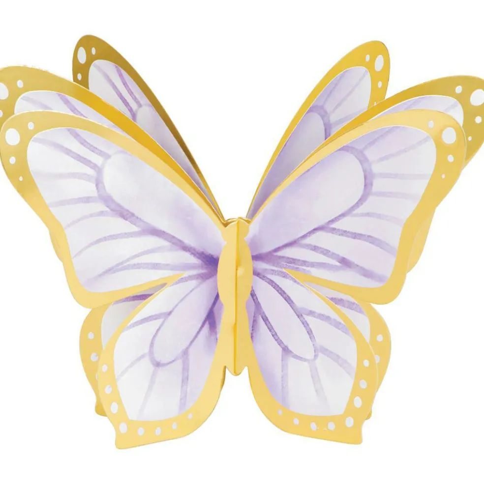 Butterfly Shimmer 3D Foil Centerpiece (3/Pkg)