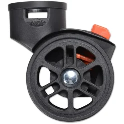 Byootique 4Pcs 2" Swivel Replacement Wheel Caster with Locking Brake for BYOOTIQUE Makeup Case