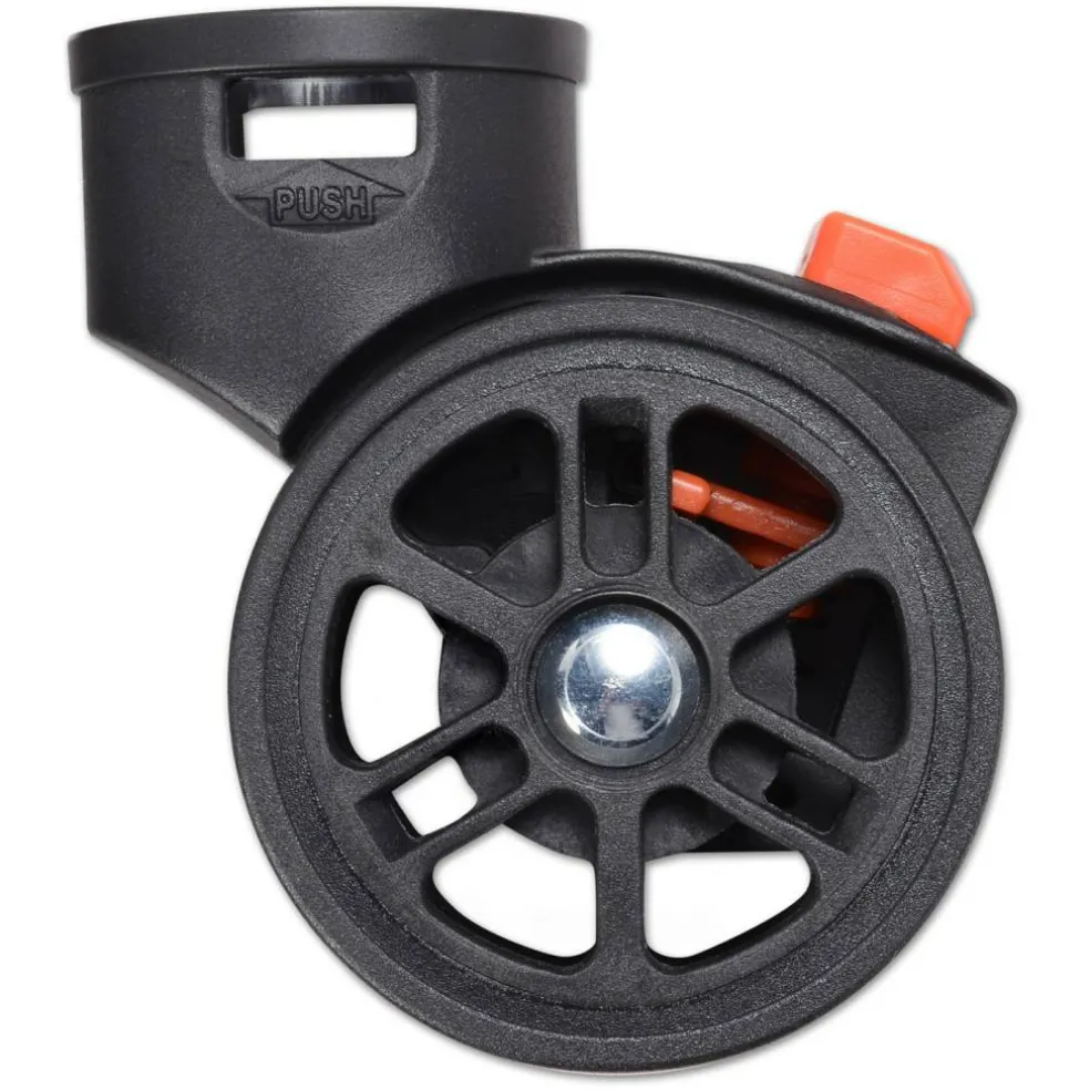 Byootique 4Pcs 2" Swivel Replacement Wheel Caster with Locking Brake for BYOOTIQUE Makeup Case