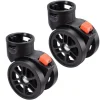 Byootique 2Pcs 2" Swivel Replacement Wheel Caster with Locking Brake for AW Makeup Case