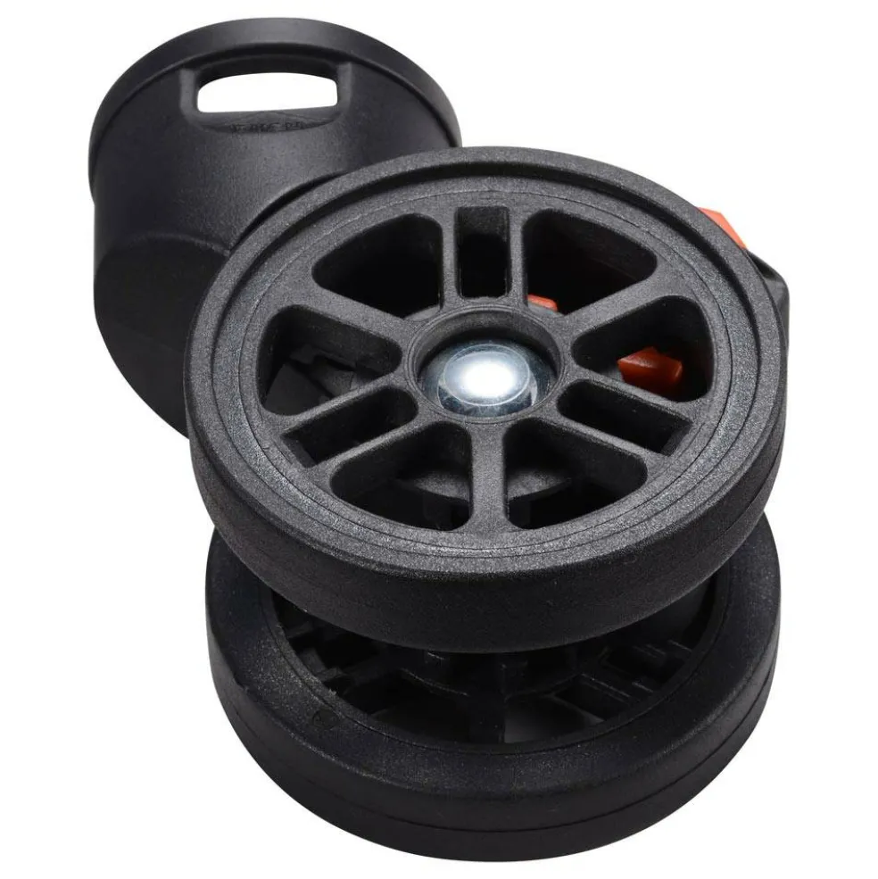 Byootique 2Pcs 2" Swivel Replacement Wheel Caster with Locking Brake for AW Makeup Case