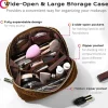 Byootique Plush Makeup Case Open Flat Travel Toiletry Accessories Organizer Bag