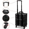 Byootique Rolling Makeup Train Case Cosmetic Trolley Organizer Salon CB Shadows