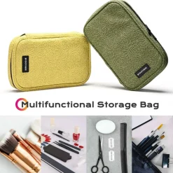 Byootique Travel Makeup Brush Holder Bag Cosmetic Brush Organizer Rococo 2 Pack