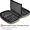 Byootique Travel Makeup Brush Holder Bag Cosmetic Brush Organizer Rococo Green