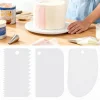 Cake Comb Set | 3 Piece Buttercream Icing Comb & Cake Scraper Set