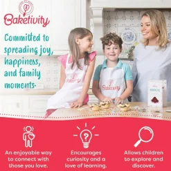 Cake Pop Kit by Baketivity No Mold or Maker Needed Cake Pop Stand and Baking Kit Arts and Crafts for Kids Baking Sets Kosher