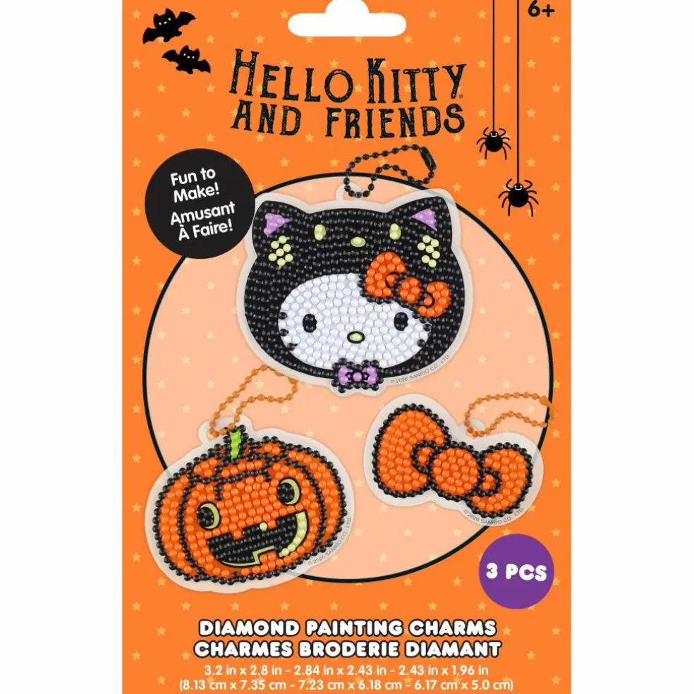 Camelot® Dots Hello Kitty® Cat Halloween Diamond Pal Charms