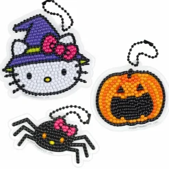 Camelot® Dots Hello Kitty® Witchy Halloween Diamond Pal Charms