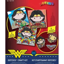 Camelot Dotz Wonder Woman Dotzies Craft Kit