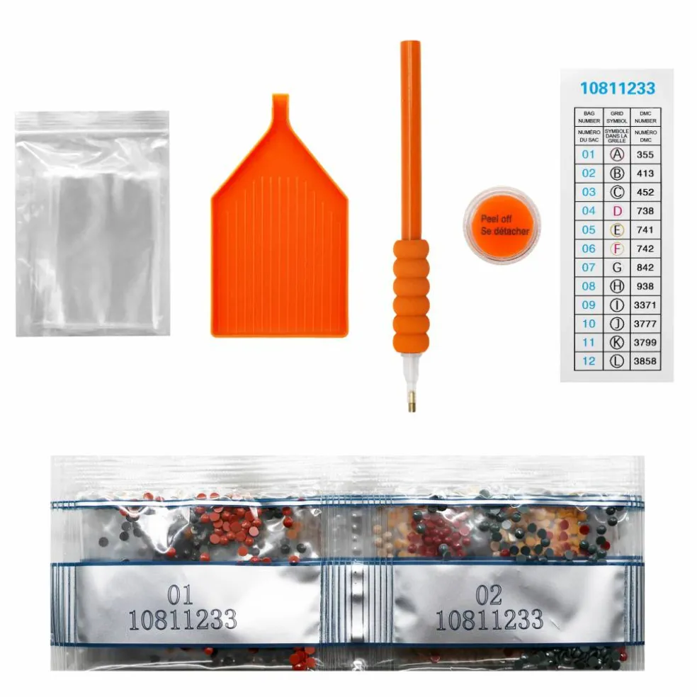 8" Candelabra Acrylic Surface Diamond Art Kit with Stand by Make Market®