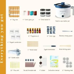 Candle Making Kit for Candles 9.45 x 7.87 x 12.6 inches