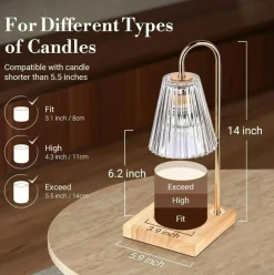 Candle Warmer Lamp Mothers Day Birthday Gift for Mom Women Friend Sister House Warming Gift New Home Bedroom Decor Wax Warmer for Scented Wax Jar Candles