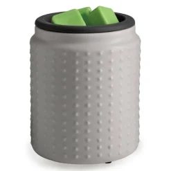 Candle Warmers Etc.® Gray Hobnail Flip Dish Wax Warmer