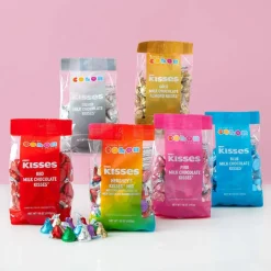 Candy by Color Studio Hershey's Rainbow Milk Chocolate & Almond Kisses