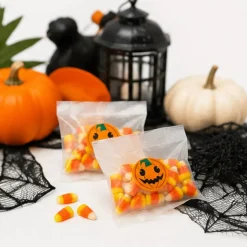 Candy Corn Handouts with Pumpkin Stickers 32 Pack Treats