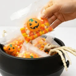 Candy Corn Handouts with Pumpkin Stickers 32 Pack Treats