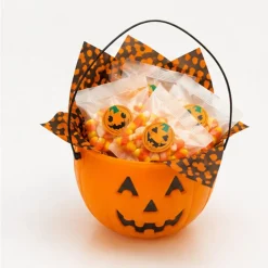 Candy Corn Handouts with Pumpkin Stickers 32 Pack Treats
