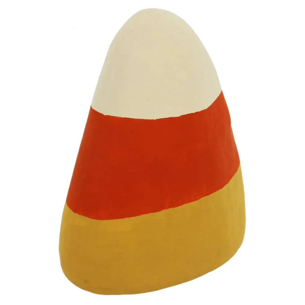 10" Candy Corn Paper Mache Tabletop Décor by Ashland®