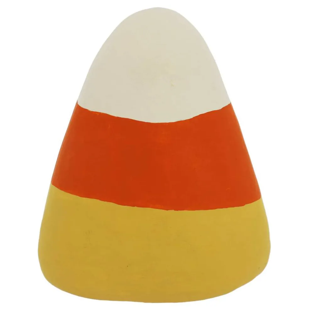 10" Candy Corn Paper Mache Tabletop Décor by Ashland®