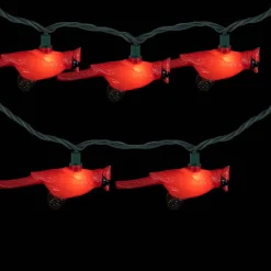 Cardinal Indoor & Outdoor Patio Light with Green Wire Set