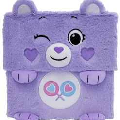 Care Bears: Storables 12" Box - Share Bear - Purple Character Themed Bin, Fabric Storage Container, Opening Top Lid, Holds Toys Books & More, Licensed