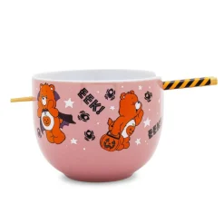 Care Bears Trick-or-Sweet Bear 20-Ounce Ceramic Ramen Bowl With Chopsticks