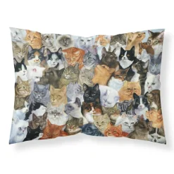 Caroline's Treasures Cats Galore Fabric Standard Pillowcase BDBA0414PILLOWCASE, Multicolor