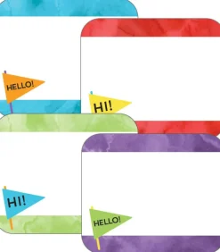 Carson Dellosa Celebrate Learning 40PC Name Tags, Hello My Name Is Stickers, Nametags for Daycare Labels, Locker Organization, Back to School Decor, Classroom Essentials, and Teacher Supplies