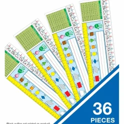 Carson Dellosa® Education Grade 1-3 Traditional Manuscript Nameplates, 3 Packs of 36