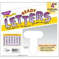 4" Casual Uppercase Ready Letters®