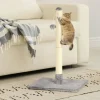 Cat Scratching Post Natural Sisal Pole with Hanging Ball Toy