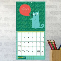 2027 Cats vs Adulting Mini Calendar