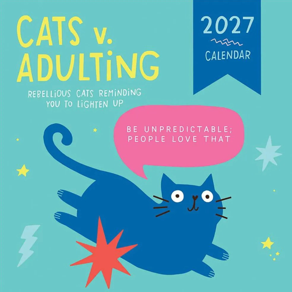2027 Cats vs Adulting Mini Calendar