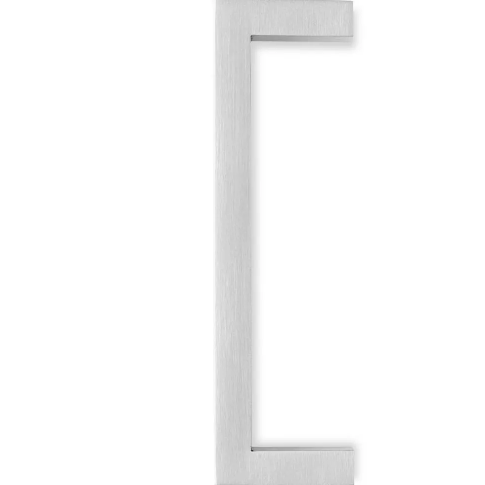 Cauldham Solid Stainless Steel Cabinet Hardware Square Handle Pull Brushed Satin Nickel