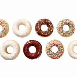 12-Cavity Metal-Reinforced Silicone Mini Donut Pan by Makery®