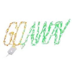 CC Christmas Decor LED Lighted Go Away Outdoor Halloween Decoration - 29"