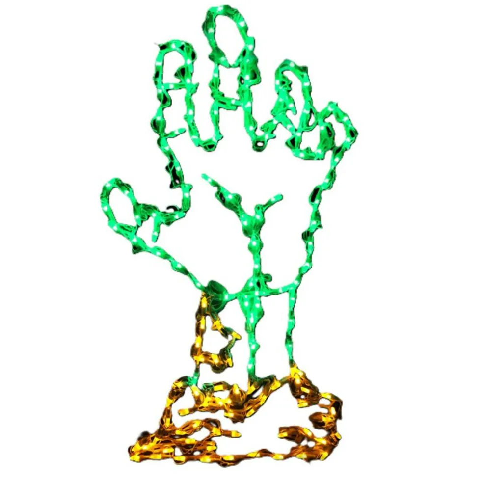 CC Christmas Decor LED Lighted Zombie Hand Outdoor Halloween Decoration - 36"