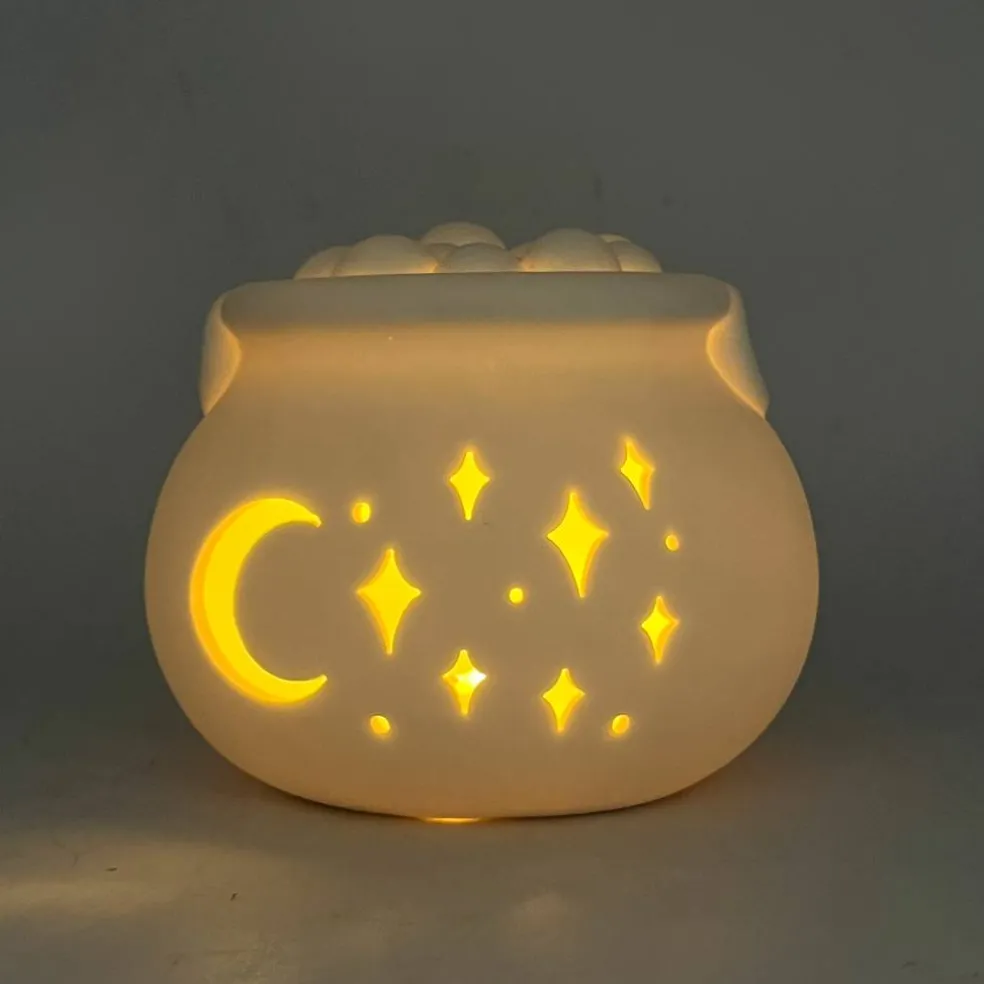 6" Celestial Cauldron DIY Ceramic LED Décor by Make Market®