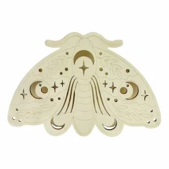 7.75" Celestial Moth DIY LED Wood Décor by Make Market®