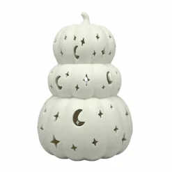 8" Celestial Pumpkin Stack DIY Ceramic LED Décor by Make Market®